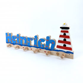 Baum Frosch Schmetterling Eule Garderobe Buchstabe Name Holz Kinderzimmer